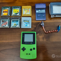 Nintendo Gameboy Color + giochi + accessori