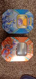Tin Scarlatto & Violetto Pokemon + Carte