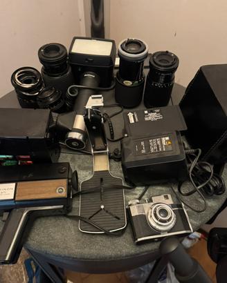 Lotto Fotografico CinepresComet II,Flash Obiettivi