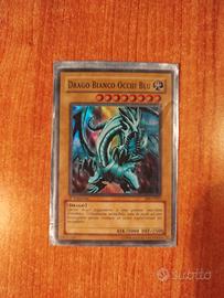 drago bianco occhi blu ultra rara SKE-IT001