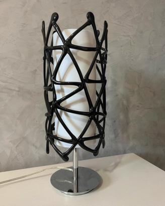 Set lampadario e coppia di abat-jour moderni