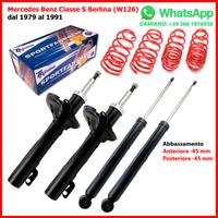 ASSETTO SPORTIVO Mercedes Classe S W126 / W140