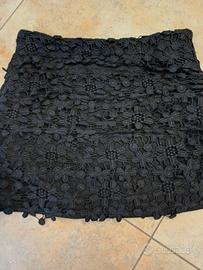 To Be Too gonna  tg.36 con applicazioni  macramè