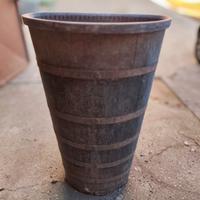 Brenta grande in legno per uva di fine '800