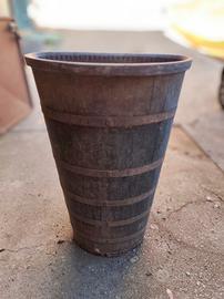 Brenta grande in legno per uva di fine '800