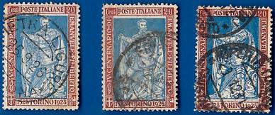 REGNO 1928 20c. Dent. 13¾ Anniversari Emanuele Fil