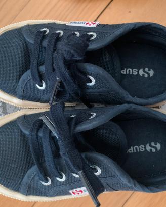 Superga blu bimbo n.25