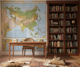 Carta Murale Asia fisica (100x76,5)