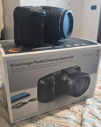 Blackmagic 6K (EF) +batteria +CFAST 2.0 +accessori