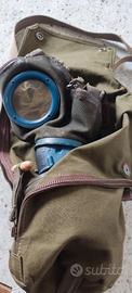 ww2 no elmetto tedesco  gas  mask  fallschirmjager