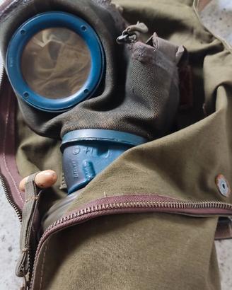 ww2 no elmetto tedesco  gas  mask  fallschirmjager