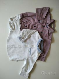 Set di 2 camicie taglia 3/6 mesi