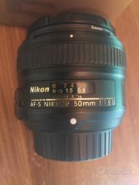 Nikon NIKKOR AF-S 50 mm f/ 1.8 G Obbiettivo per F 