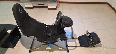Logitech G923+Sedile PLAYSEAT Challenge X