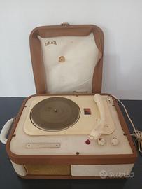 Giradischi Fonovaligia Lesa Lesaphon Portatile Val