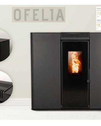 STUFA A PELLET SLIM NUOVA 7,6 KW
