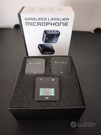 Microfoni wireless per fotocamera e smartphone 