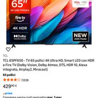 Tv TCL 65 pollici