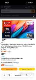 Tv TCL 65 pollici