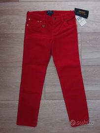 Pantaloni in velluto a coste bimbo tg6anni