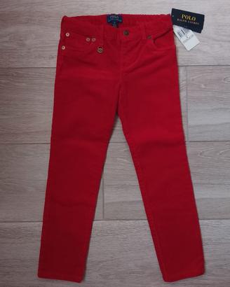 Pantaloni in velluto a coste bimbo tg6anni