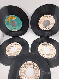 Lotto 5 vinili 45 giri collezzione