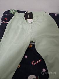 Pantaloni tuta verdi palm angels