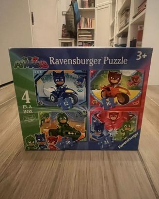 4 mini Puzzle Ravensburger dei Pigiamini Pjmask