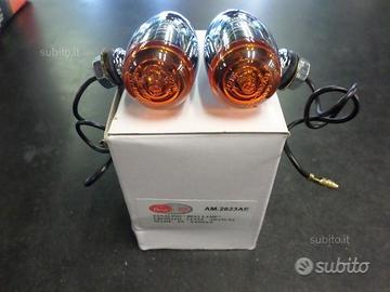 Coppia fanalini frecce amas best lamp cromati