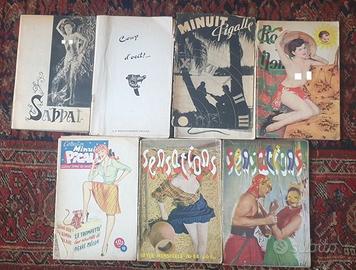 Lotto 7 riviste vintage erotismo nudo artistico