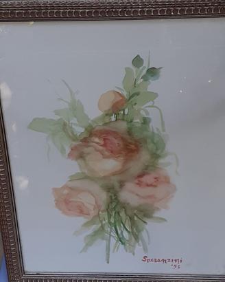 Quadro Dipinto Rose