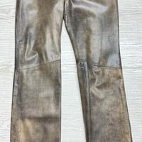 Pantalone pelle martellata nappa morbida. Nuovi