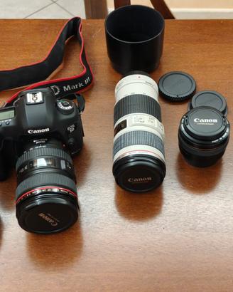 Canon 5D MARK III ed obiettivi serie L