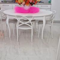 Tavolo estendibile ovale  + 4 Sedie