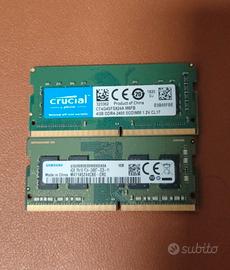 Kit ram 8gb ddr4 2400mhz laptop (4gb+4gb)