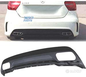 DIFFUSORE MERCEDES CLASSE A W176 12-18 LOOK AMG A4
