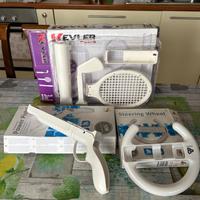 Set Accessori wii, volante Wii , power pistol