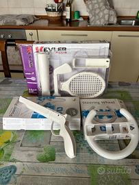 Set Accessori wii, volante Wii , power pistol