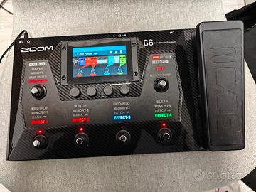 Zoom G6 pedaliera multieffetto