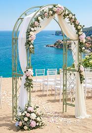 arco doppio da giardino 