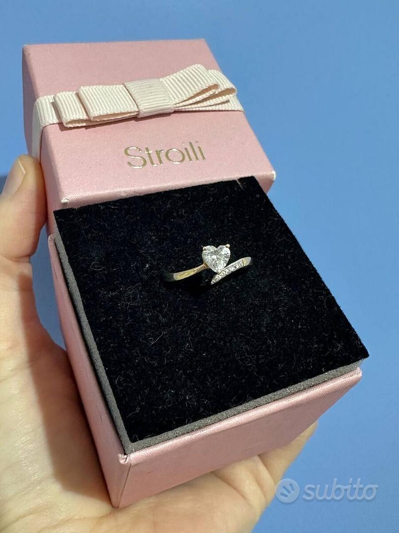 Stroili Fede Oro Rosa Anello Donna Stroili Veretta In Argento 925