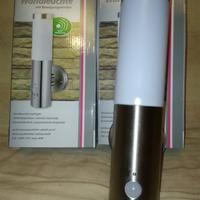 coppia Applique per esterni con sensore di mov.