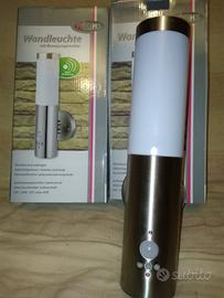 coppia Applique per esterni con sensore di mov.
