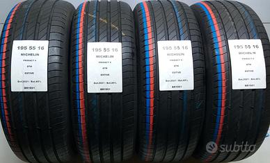4 GOMME 195 55 16 MICHELIN BR1951