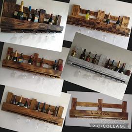 portabottiglie rustico 