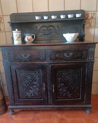  Credenza  Antica Intagliata - '800/'900
