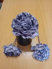 Fiori con paillettes