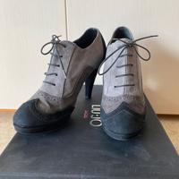 Scarpe Bata modello parigine nero e grigie