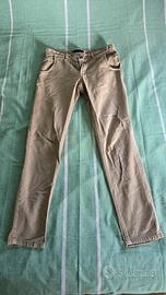 Pantaloni Chino Cotone Sabbia - Taglia 44