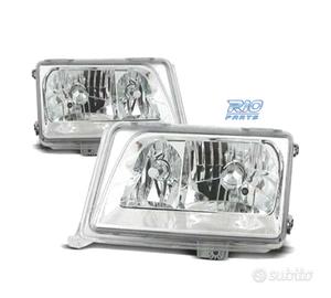 FARI PER MERCEDES CLASSE E W124 93-95 FONDO CROMAT
